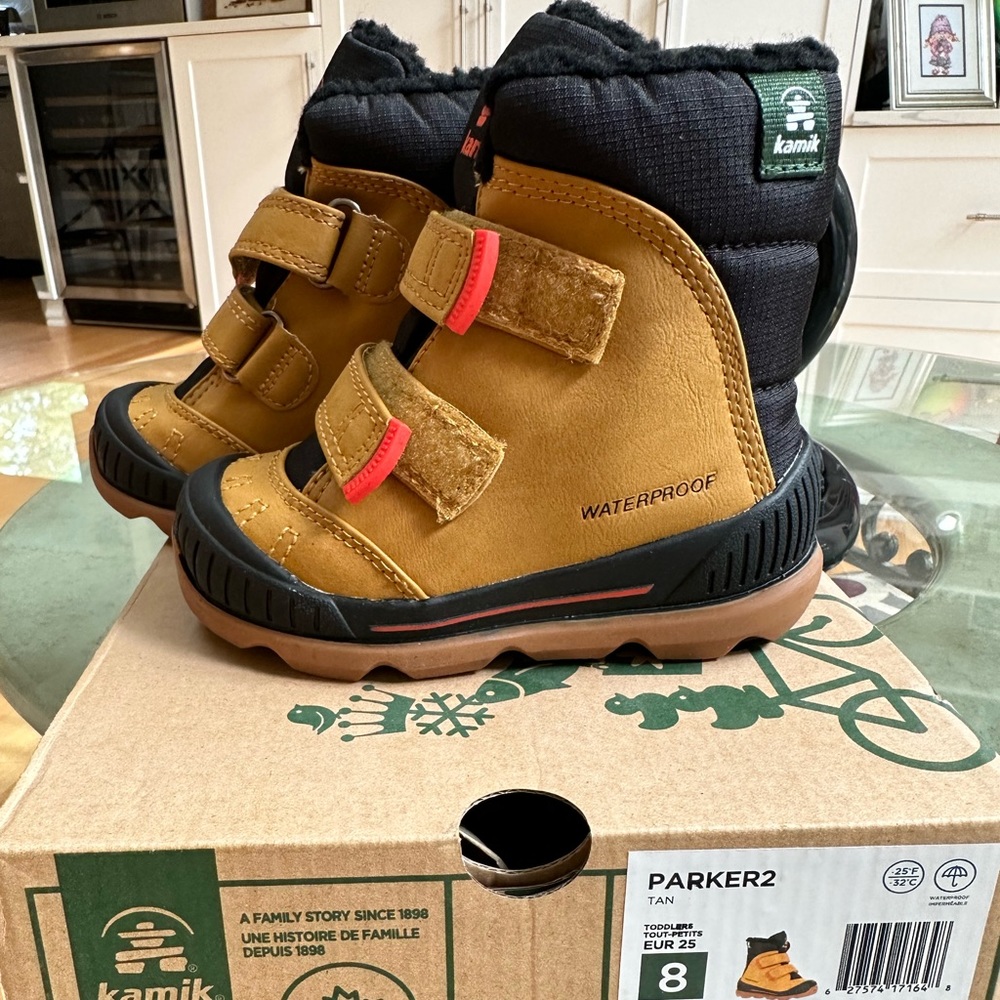Kamik toddler waterproof winter boots